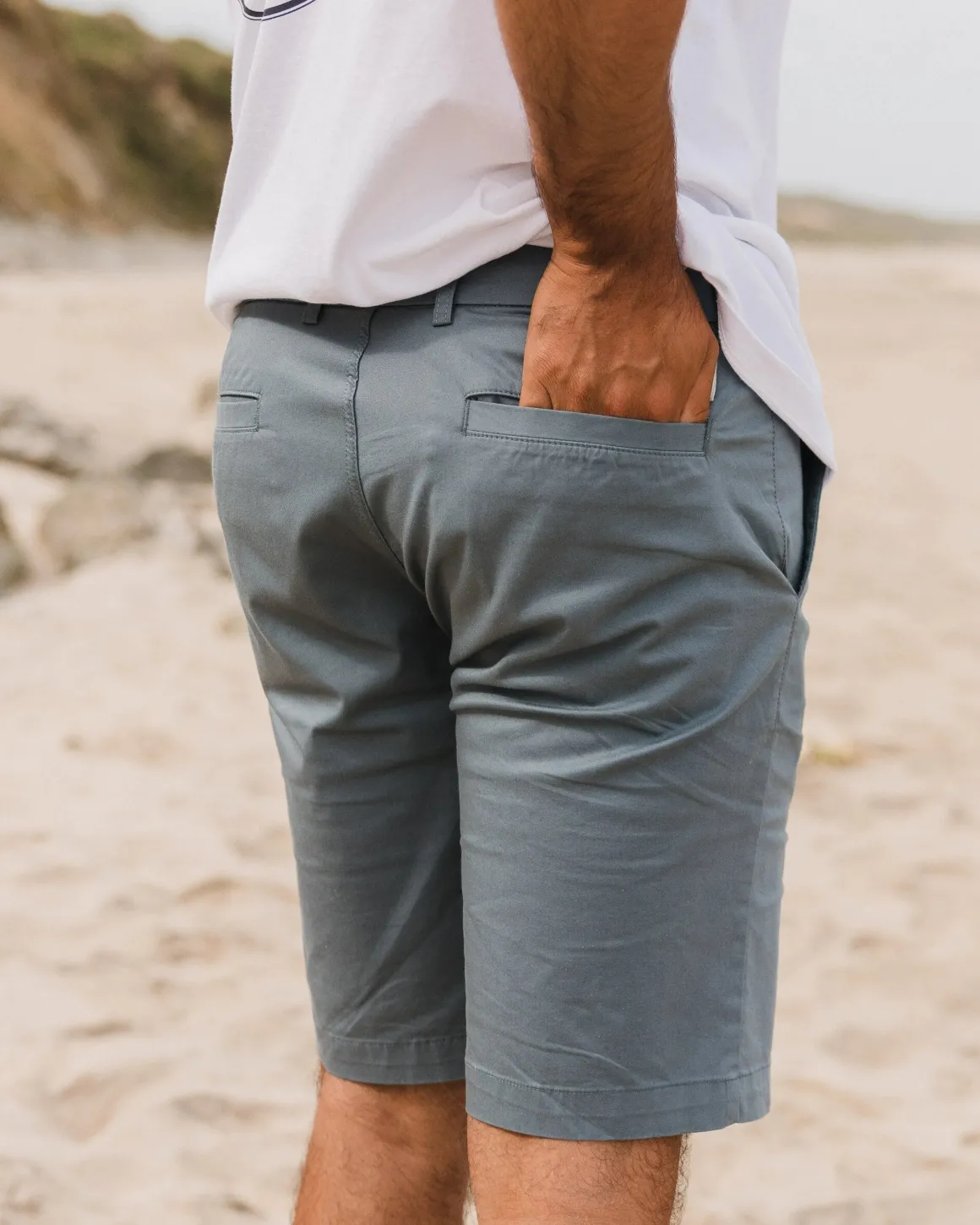 365 Light Organic Cotton Shorts - Storm Gray