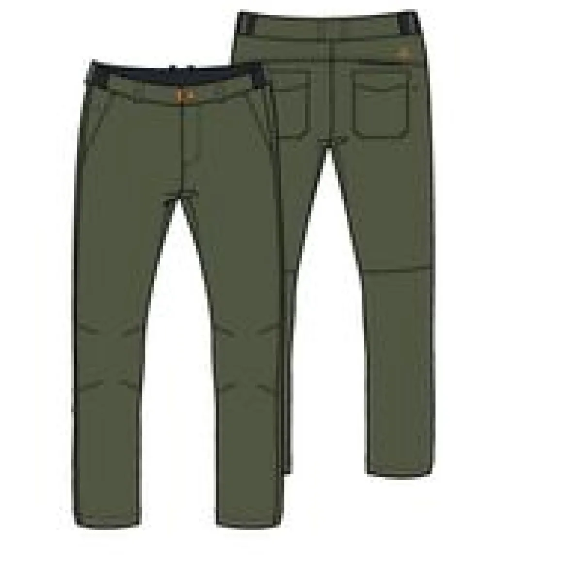 365 Trail Pant - Khaki Green