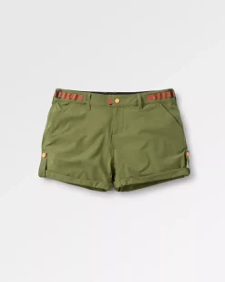 365 Trail Roll Up Short - Khaki Green