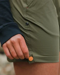 365 Trail Roll Up Short - Khaki Green