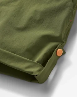 365 Trail Roll Up Short - Khaki Green