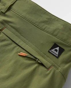 365 Trail Roll Up Short - Khaki Green