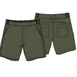365 Trail Short - Khaki Green