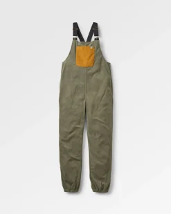 Ace Recycled Polar Fleece Overalls - Dusty Olive