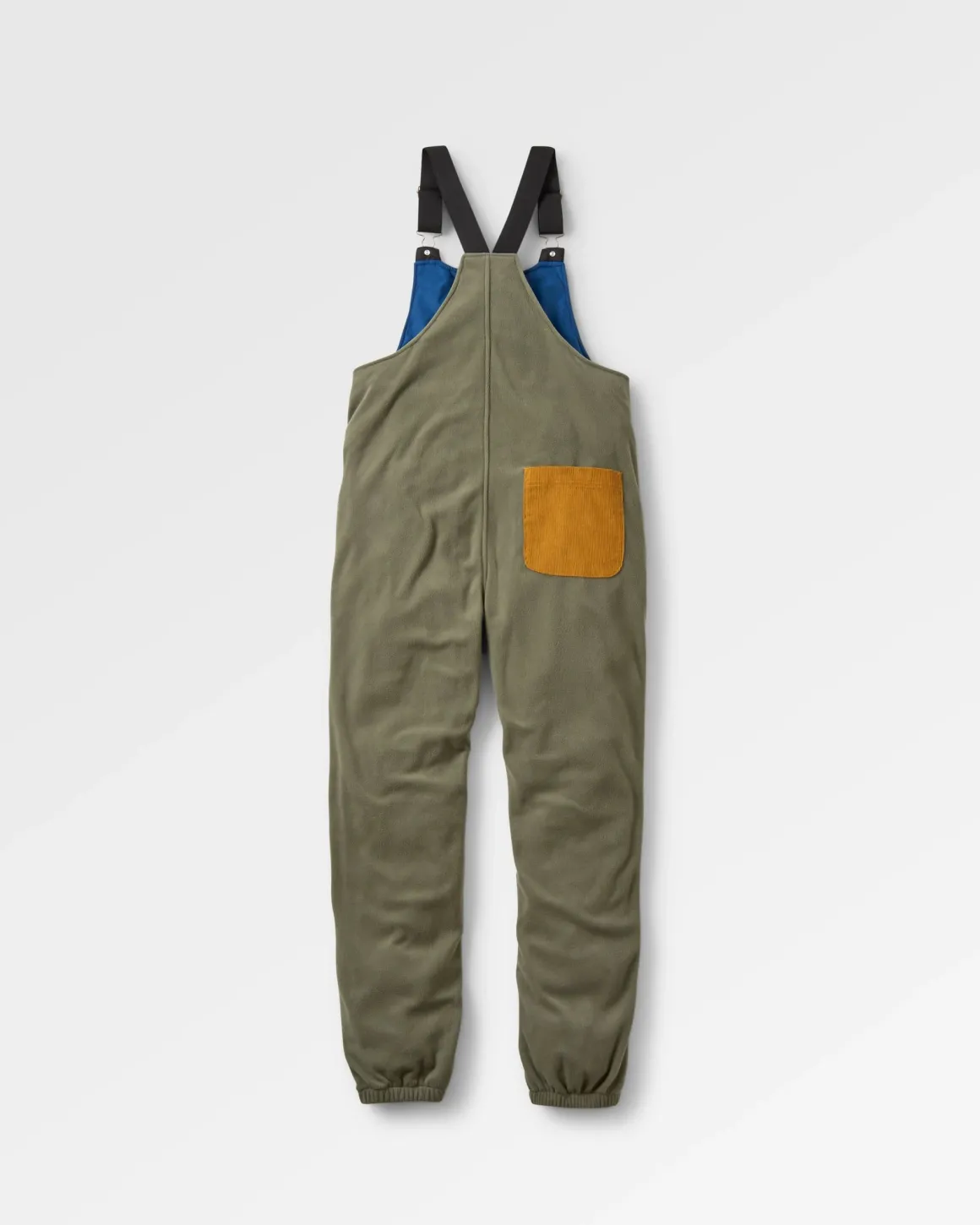 Ace Recycled Polar Fleece Overalls - Dusty Olive