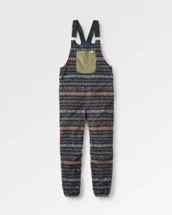 Ace Recycled Polar Fleece Overalls - Mountain Geo Multi