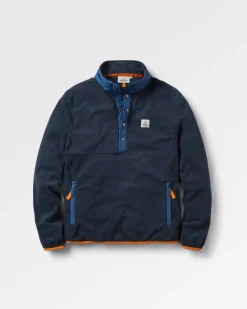 Adrift Recycled Polar Fleece - Deep Navy
