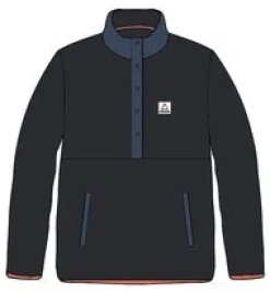 Adrift Recycled Polar Fleece - Deep Navy