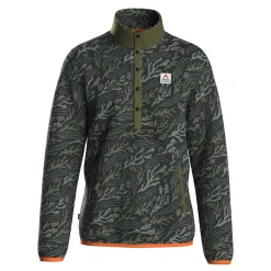 Adrift Recycled Polar Fleece - Ocean Current Black