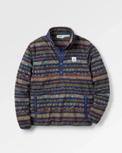 Adrift Recycled Polar Fleece - Mountain Geo Multi