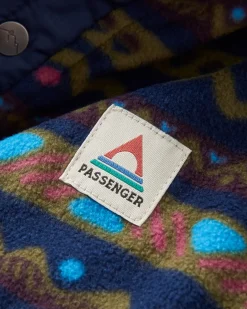 Adrift Recycled Polar Fleece - Mountain Geo Multi