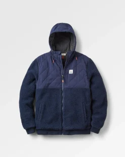 Adventure 2.0 Recycled Deep-Pile Sherpa Fleece - Rich Navy