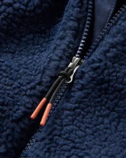 Adventure 2.0 Recycled Deep-Pile Sherpa Fleece - Rich Navy