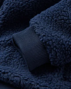 Adventure 2.0 Recycled Deep-Pile Sherpa Fleece - Rich Navy