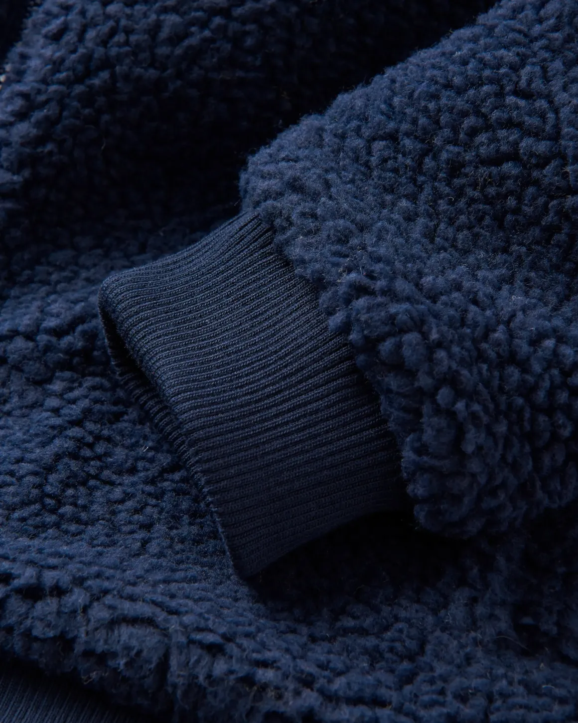 Adventure 2.0 Recycled Deep-Pile Sherpa Fleece - Rich Navy