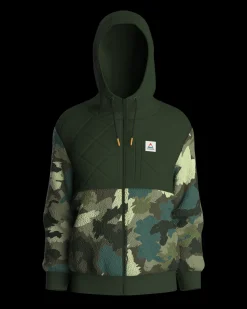 Adventure 2.0 Recycled Deep-Pile Sherpa Fleece - Alpine Camo Khaki Green