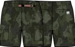 Adventurer Cargo Short - Sycamore Khaki Green Camo