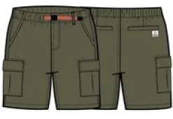 Adventurer Cargo Shorts - Khaki Green
