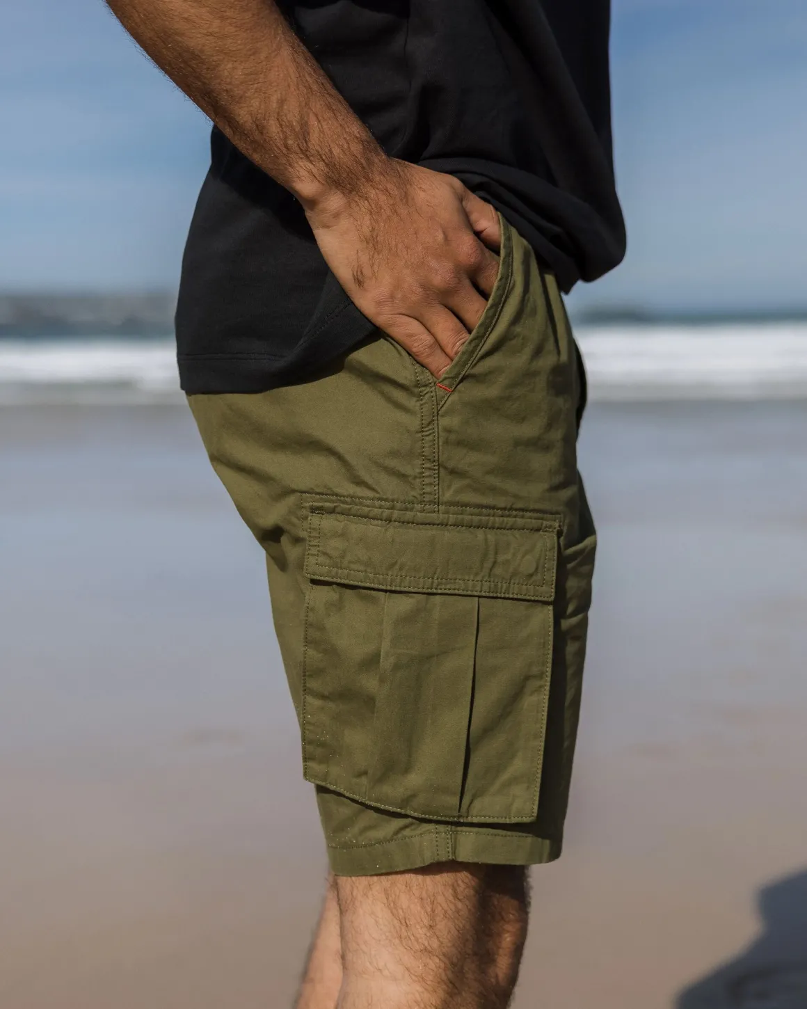 Adventurer Cargo Shorts - Khaki Green