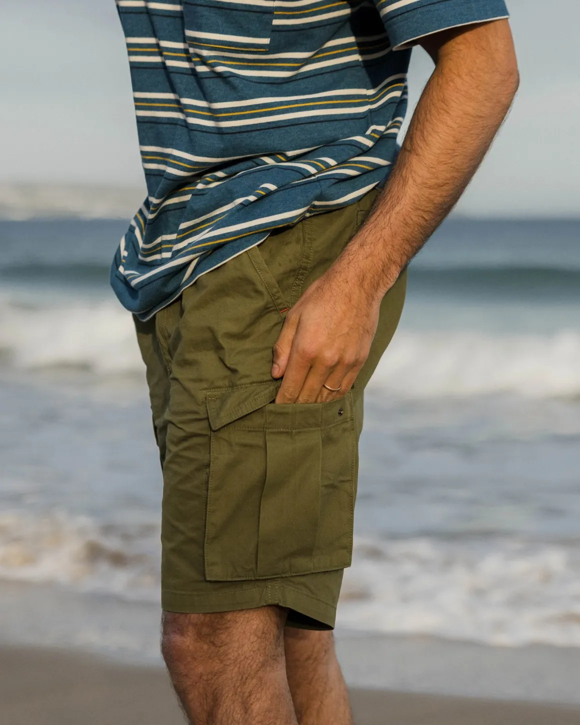 Adventurer Cargo Shorts - Khaki Green