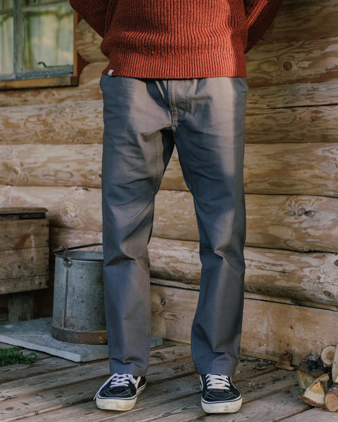 Adventurer Organic Canvas Pants - Charcoal