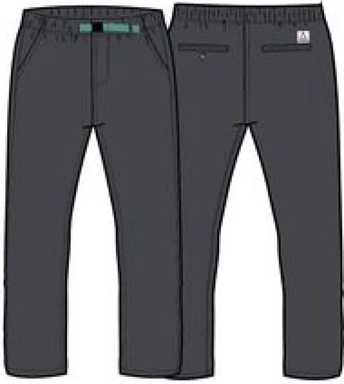 Adventurer Organic Canvas Pants - Charcoal