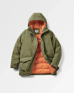 Alaska Recycled Insulated Parka - Khaki Green