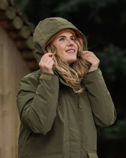 Alaska Recycled Insulated Parka - Khaki Green