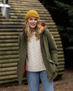 Alaska Recycled Insulated Parka - Khaki Green