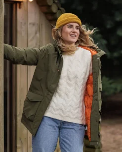 Alaska Recycled Insulated Parka - Khaki Green