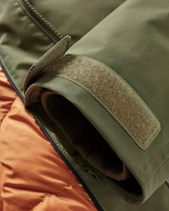 Alaska Recycled Insulated Parka - Khaki Green