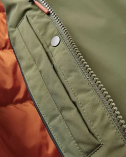 Alaska Recycled Insulated Parka - Khaki Green