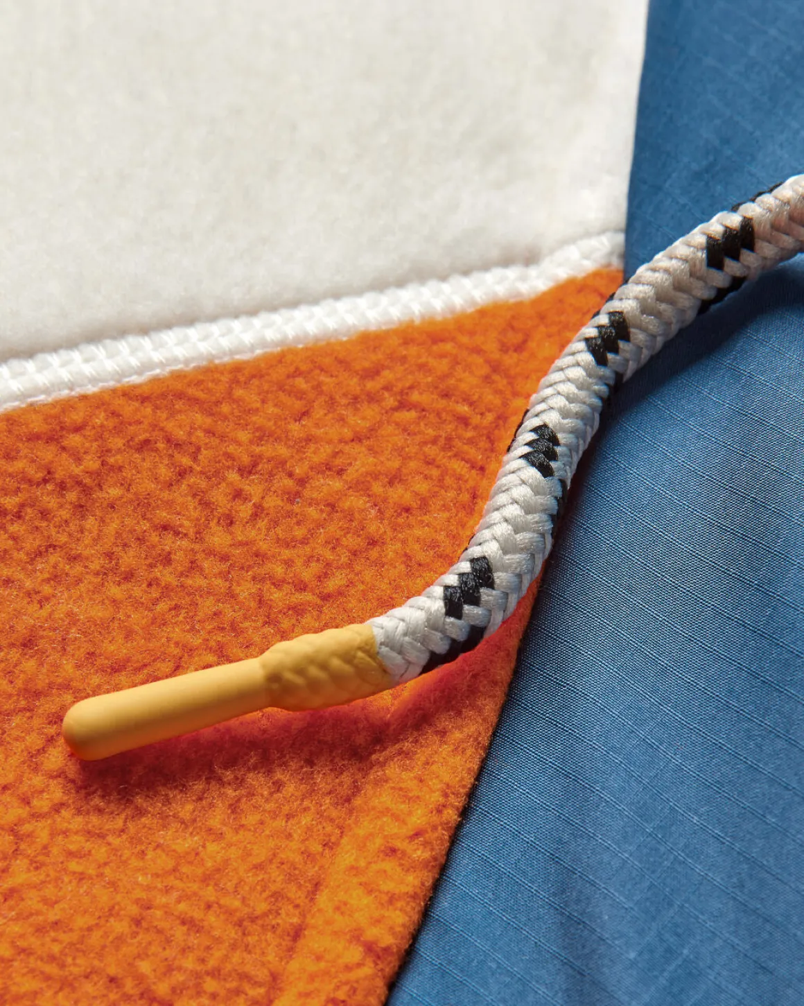 Alexander Recycled Polar Hooded Fleece - Sunrise Orange