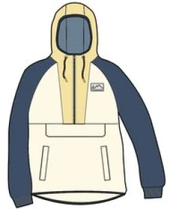 Alexander Recycled Polar Hooded Fleece - Egret