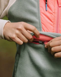 Alexander Recycled Polar Hooded Fleece - Pistachio