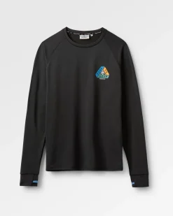 Alpine Recycled Base Layer Long Sleeve T-Shirt - Black