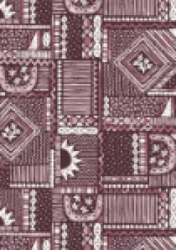 Ambrose Oversized Dress - Vintage Patchwork Wine