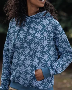 Arame Organic Cotton Hoodie - Seaweed Blue Steel