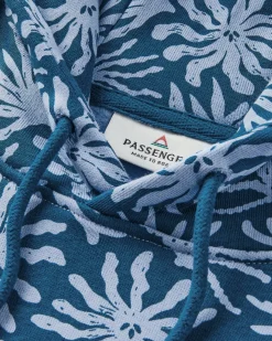 Arame Organic Cotton Hoodie - Seaweed Blue Steel