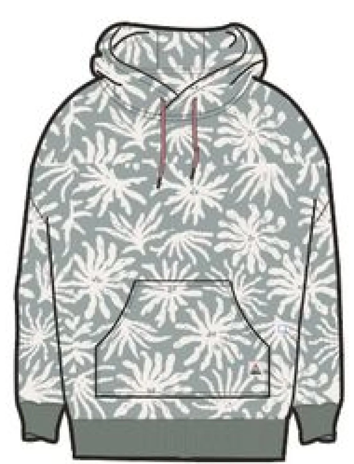 Arame Organic Cotton Hoodie - Seaweed Pistachio
