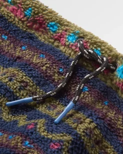 Ash Recycled Sherpa Fleece Neck Gaiter - Mountain Geo Multi