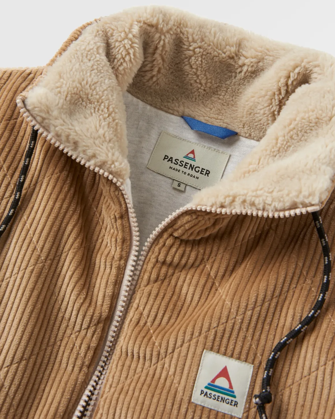 Awaken Recycled Deep-Pile Sherpa Fleece - Feather/Biscuit