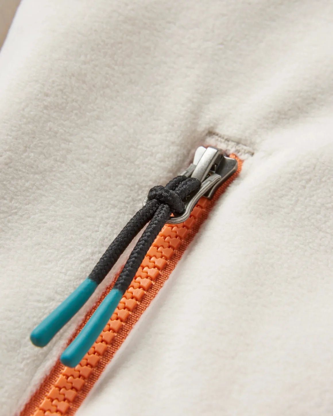 Ayla Recycled Micro Polartec Fleece - Vintage White