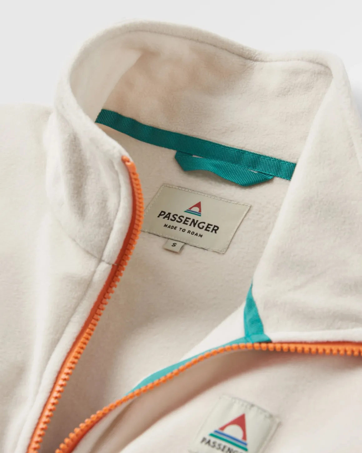 Ayla Recycled Micro Polartec Fleece - Vintage White