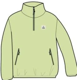 Ayla Recycled Micro Polartec Fleece - Soft Lime Juice