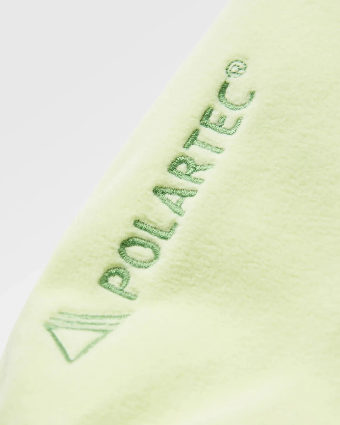 Ayla Recycled Micro Polartec Fleece - Soft Lime Juice