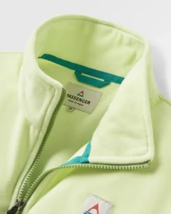 Ayla Recycled Micro Polartec Fleece - Soft Lime Juice