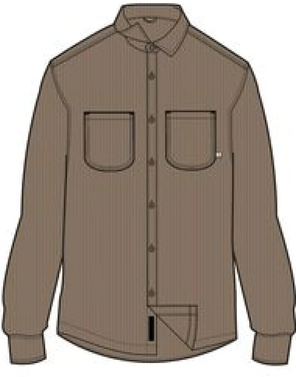 Backcountry Cord Long Sleeve Shirt - Toffee