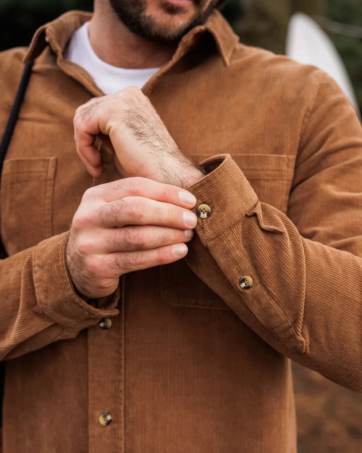 Backcountry Cord Long Sleeve Shirt - Toffee