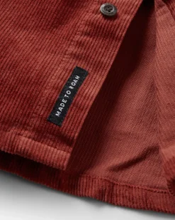 Backcountry Cord Shirt - Red Ochre